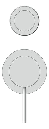 Front Image of MixerTap Diverter Nero Mecca Split
