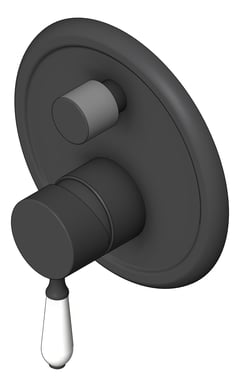 3D Shaded Image of MixerTap Divertor Nero York