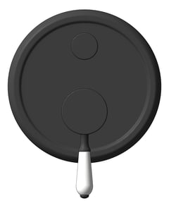 Front Image of MixerTap Divertor Nero York
