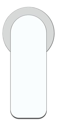 Front Image of MixerTap Shower Nero BiancaCare
