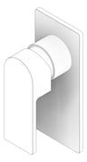 3D Documentation Image of MixerTap Shower Nero Bianca
