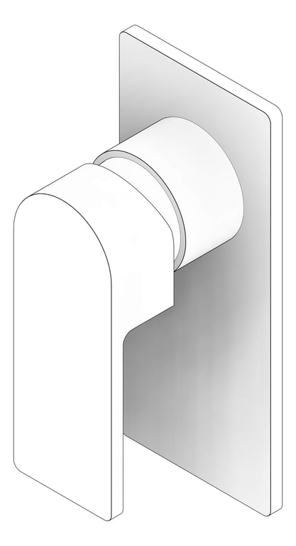 3D Documentation Image of MixerTap Shower Nero Bianca