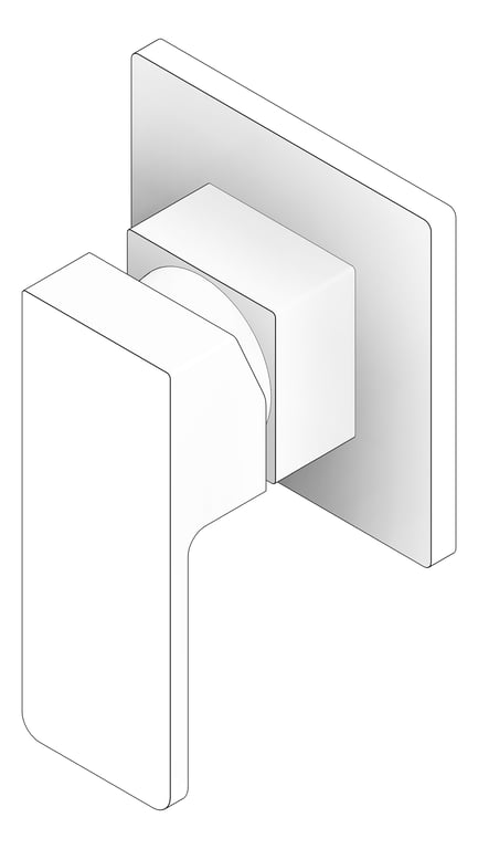 3D Documentation Image of MixerTap Shower Nero Celia