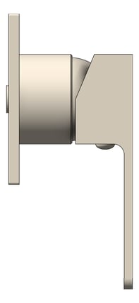 Left Image of MixerTap Shower Nero Celia Collar