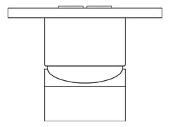 Plan Image of MixerTap Shower Nero Celia Collar