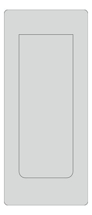 Front Image of MixerTap Shower Nero Celia Rectangular Backplate