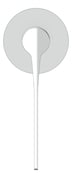 Front Image of MixerTap Shower Nero ClassicCare ExtendedHandle