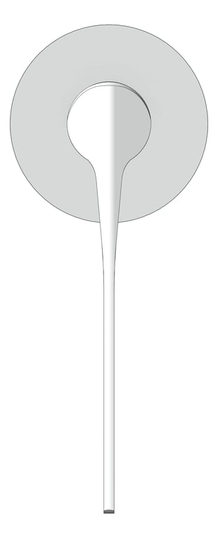 Front Image of MixerTap Shower Nero ClassicCare ExtendedHandle