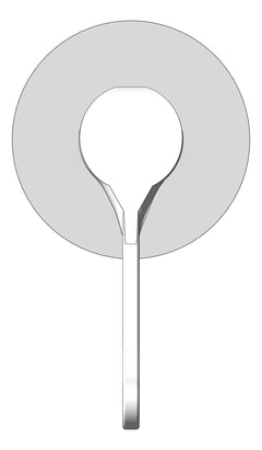 Front Image of MixerTap Shower Nero ClassicCare