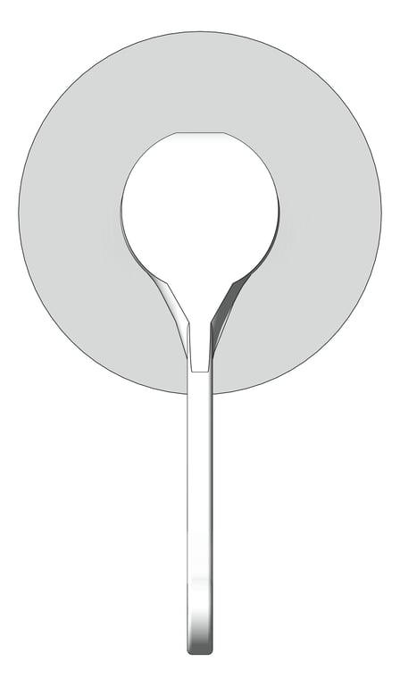 Front Image of MixerTap Shower Nero ClassicCare