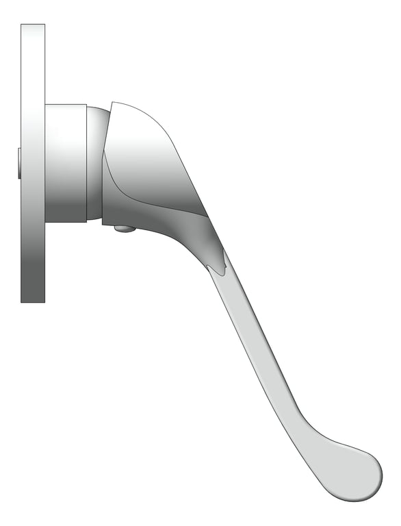 Left Image of MixerTap Shower Nero ClassicCare