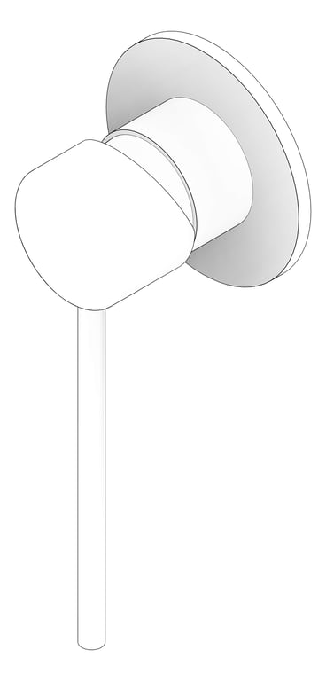 3D Documentation Image of MixerTap Shower Nero DolceCare