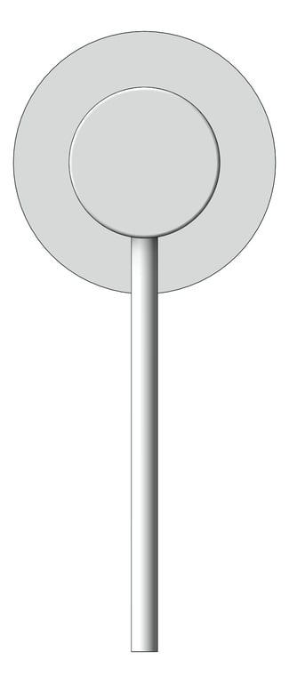 Front Image of MixerTap Shower Nero DolceCare