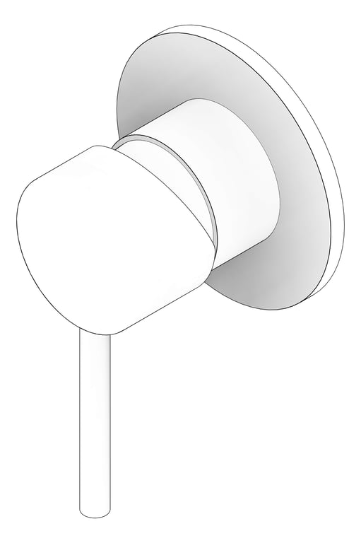 3D Documentation Image of MixerTap Shower Nero Dolce