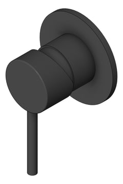 3D Shaded Image of MixerTap Shower Nero Dolce