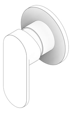 3D Documentation Image of MixerTap Shower Nero Ecco Round