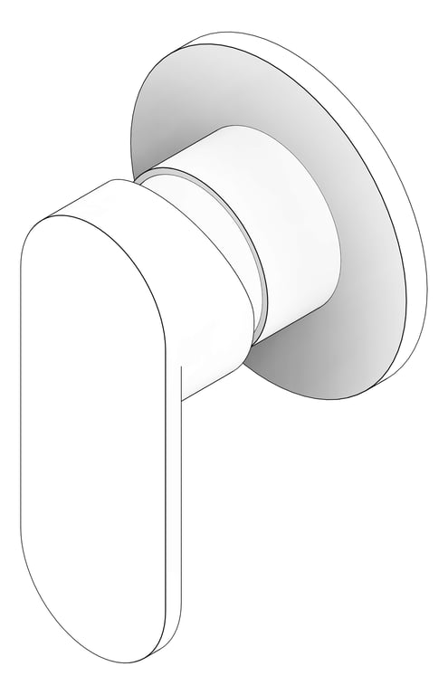 3D Documentation Image of MixerTap Shower Nero Ecco Round