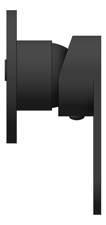 Left Image of MixerTap Shower Nero Ecco Round