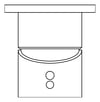 Plan Image of MixerTap Shower Nero Mecca 60mmPlate HandleUp