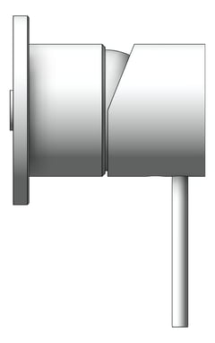 Left Image of MixerTap Shower Nero Mecca 60mmPlate
