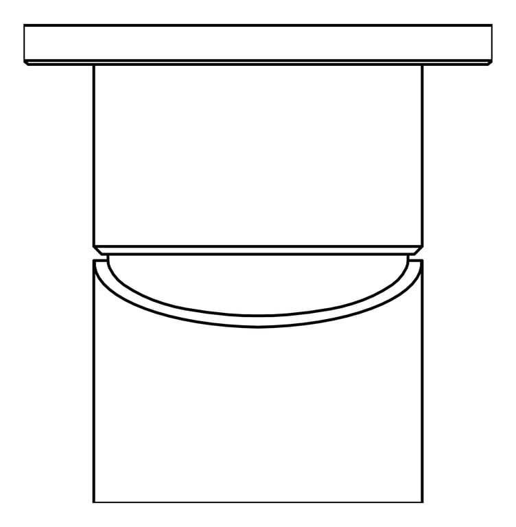 Plan Image of MixerTap Shower Nero Mecca 60mmPlate