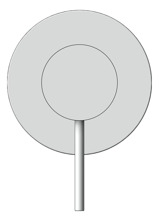 Front Image of MixerTap Shower Nero Mecca 80mmPlate