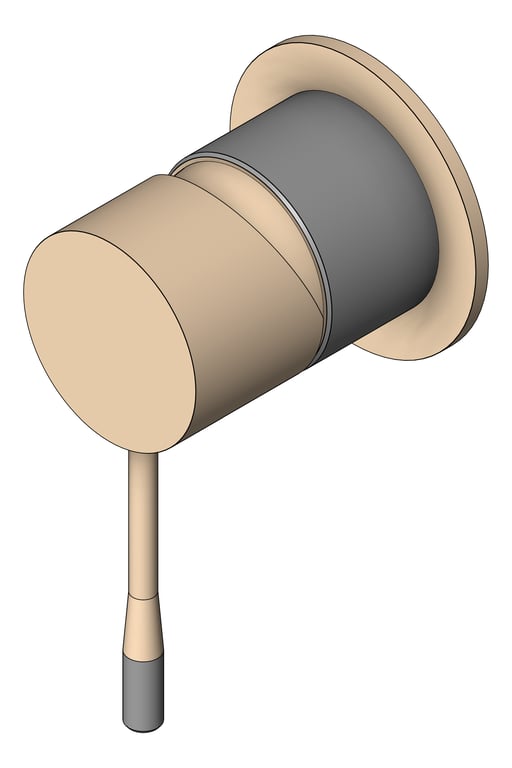 Navigate to MixerTap Shower Nero Opal 60mmPlate