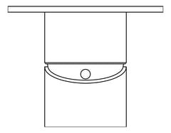 Plan Image of MixerTap Shower Nero Opal 80mmPlate