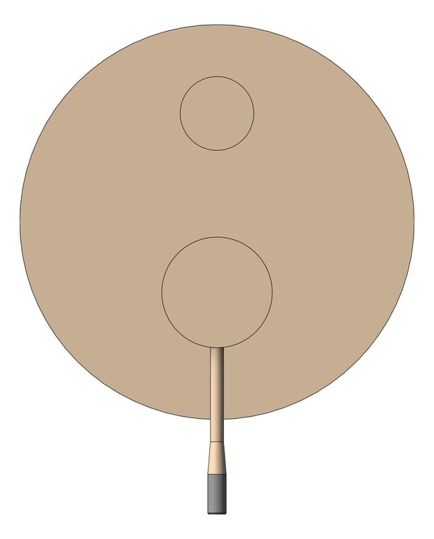 Front Image of MixerTap Shower Nero Opal Diverter