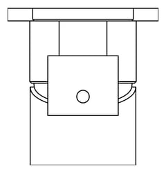 Plan Image of MixerTap Shower Nero Opal Diverter Split