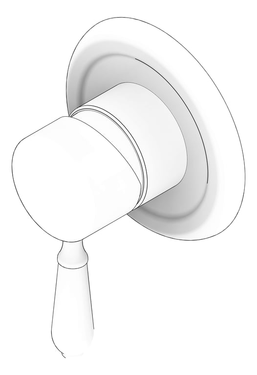 3D Documentation Image of MixerTap Shower Nero York