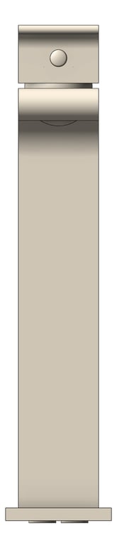 Front Image of Mixer Basin Nero Bianca Mid