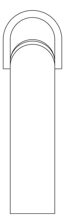 Plan Image of Mixer Basin Nero Bianca