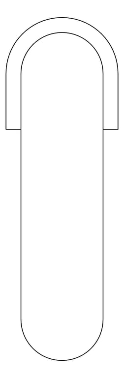 Plan Image of Mixer Basin Nero Bianca Sensor