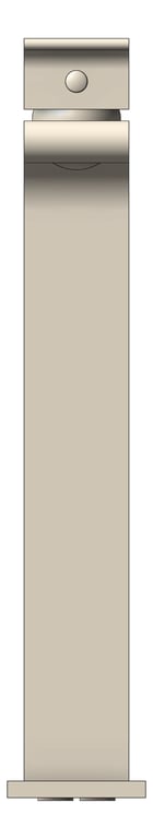 Front Image of Mixer Basin Nero Bianca Tall