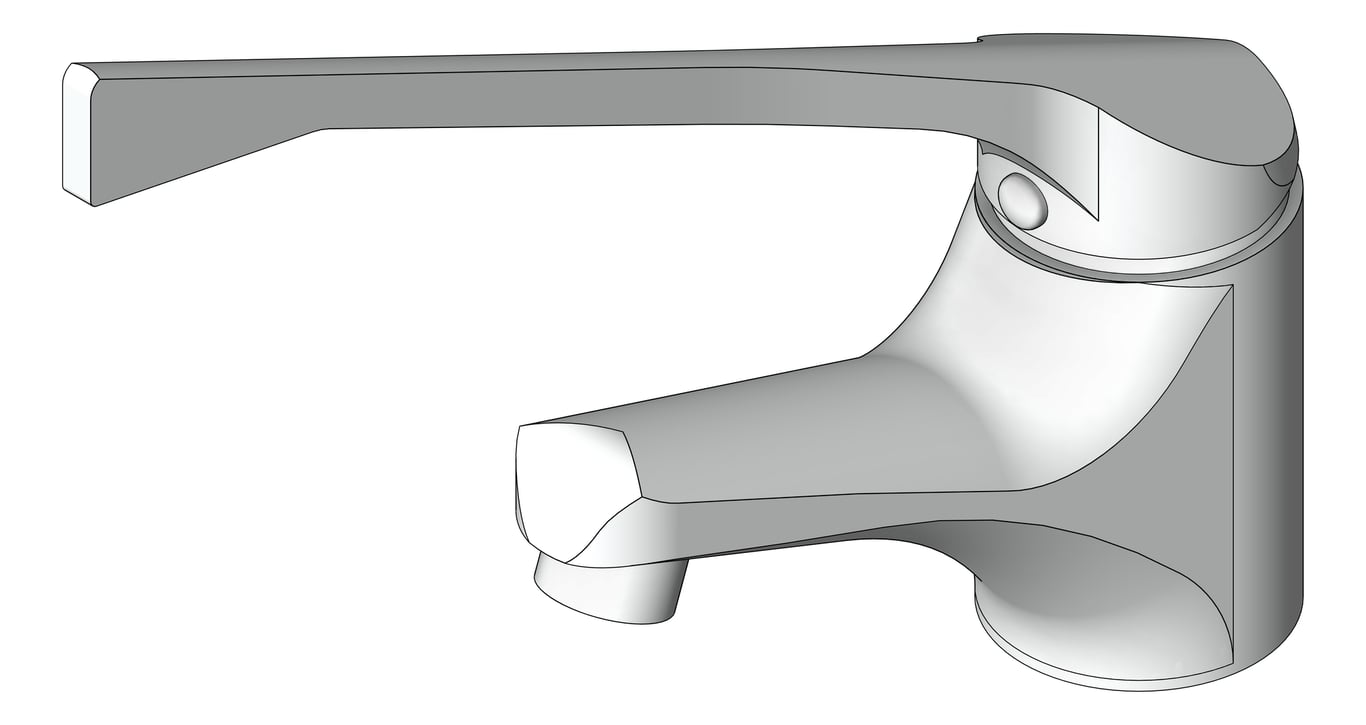 Navigate to Mixer Basin Nero ClassicCare ExtendedHandle