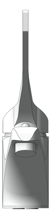 Front Image of Mixer Basin Nero ClassicCare ExtendedHandle