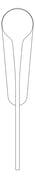 Plan Image of Mixer Basin Nero ClassicCare ExtendedHandle