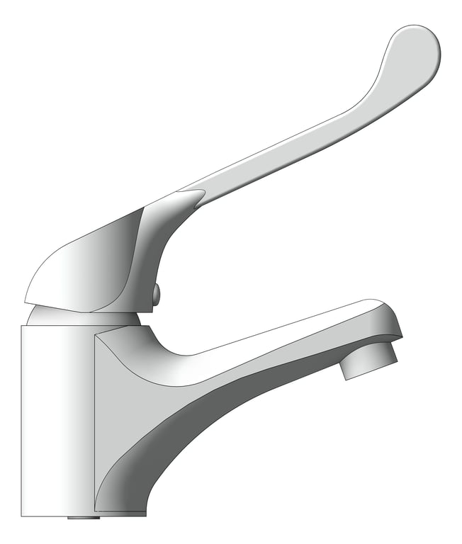 Left Image of Mixer Basin Nero ClassicCare