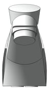 Front Image of Mixer Basin Nero Classic PushButton