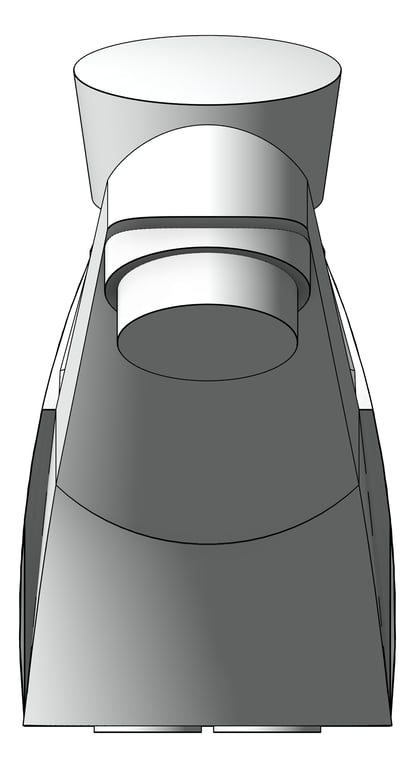 Front Image of Mixer Basin Nero Classic PushButton