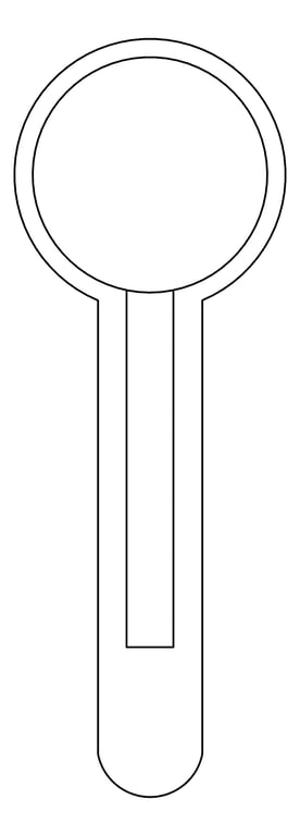 Plan Image of Mixer Basin Nero Dolce