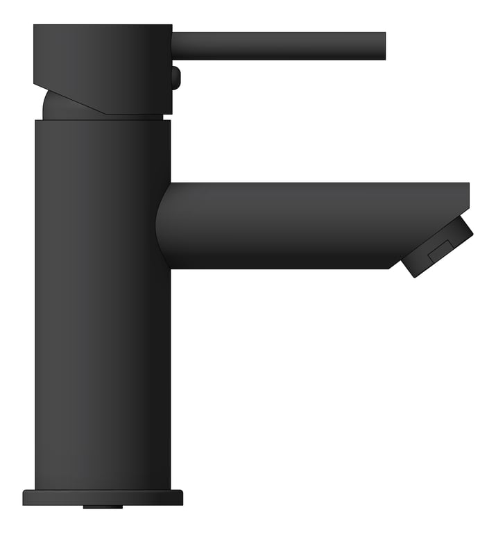 Left Image of Mixer Basin Nero Dolce StraightSpout