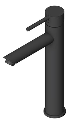 3D Shaded Image of Mixer Basin Nero Dolce StraightSpout Tall