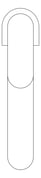 Plan Image of Mixer Basin Nero Ecco Tall