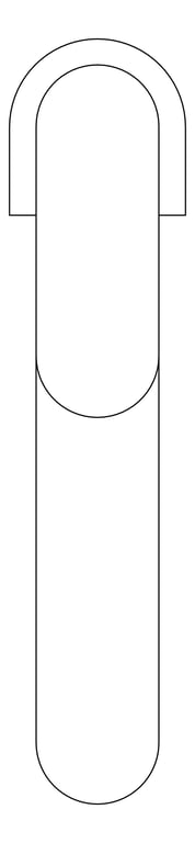 Plan Image of Mixer Basin Nero Ecco Tall