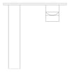 Plan Image of Mixer Basin Nero Elgin Wall