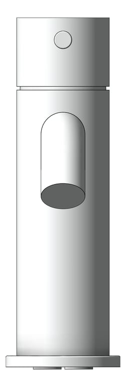 Front Image of Mixer Basin Nero MeccaCare