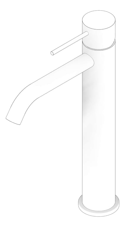 3D Documentation Image of Mixer Basin Nero Mecca Tall