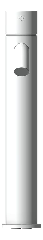 Front Image of Mixer Basin Nero Mecca Tall